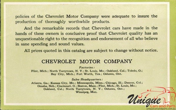 1922 Chevrolet Brochure Page 15
